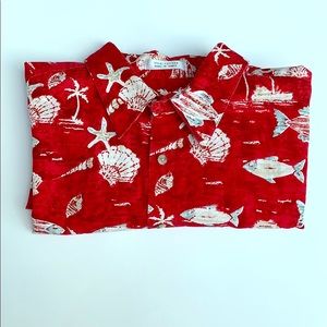 pierre cardin - Beach Print Short Sleeve Shirt